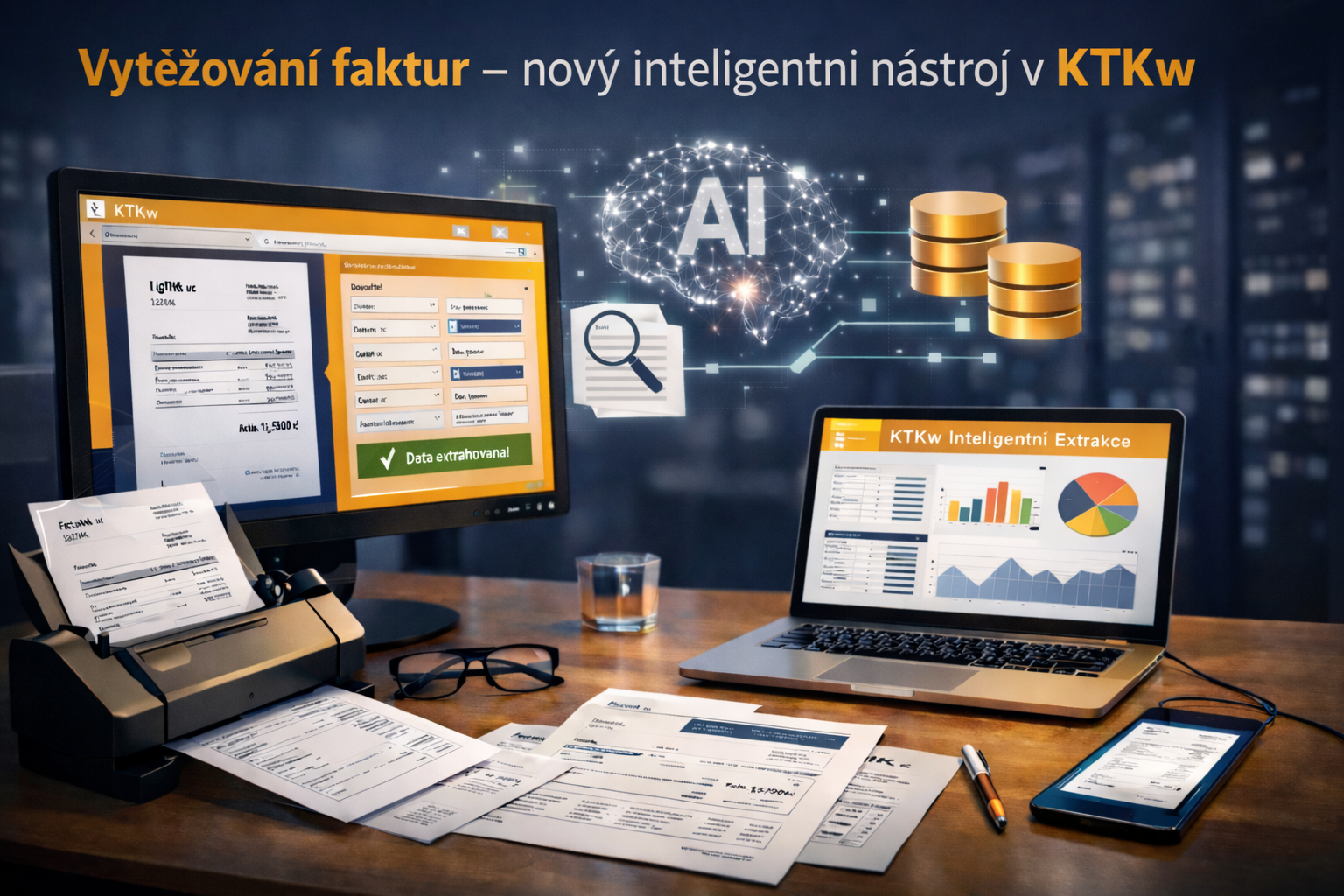 Vytěžování faktur – nový inteligentní nástroj v KTKw