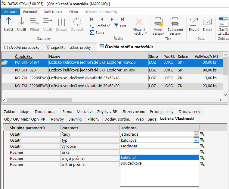 evidence doplňkových informací